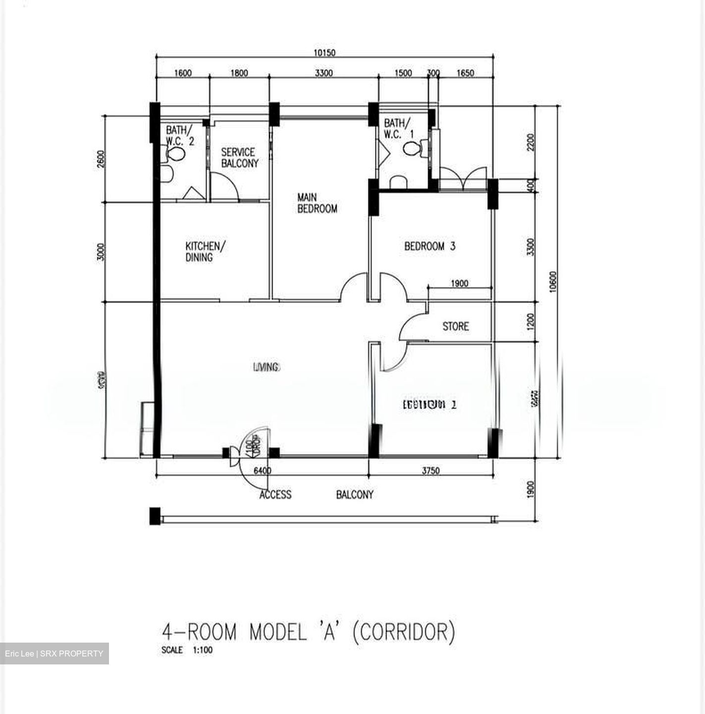 Blk 151 Jalan Teck Whye (Choa Chu Kang), HDB 4 Rooms #547540061